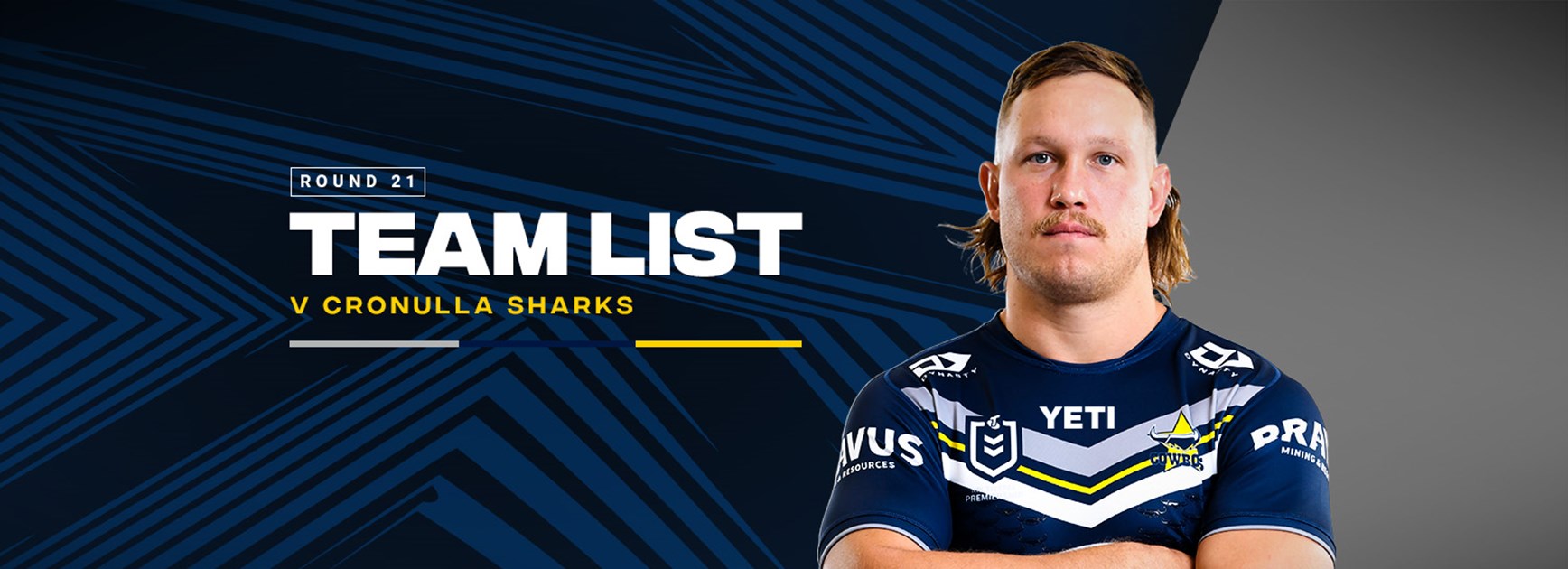 Cowboys NRL team list: Round 21 v Sharks