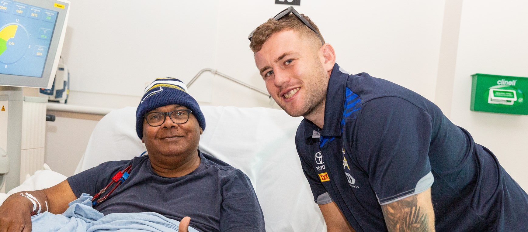 Sam's smiles for hospital patients