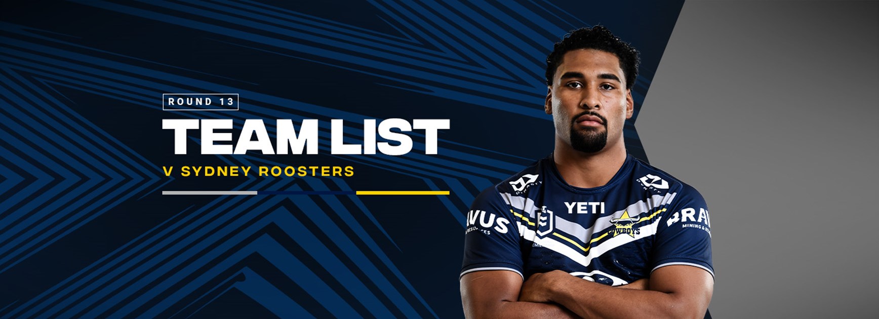 Cowboys team list: Round 13 v Roosters
