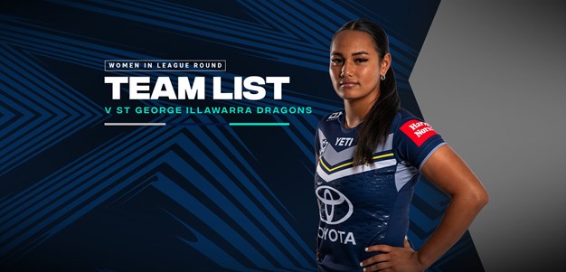 Cowboys NRLW team list: Round 2 v Dragons