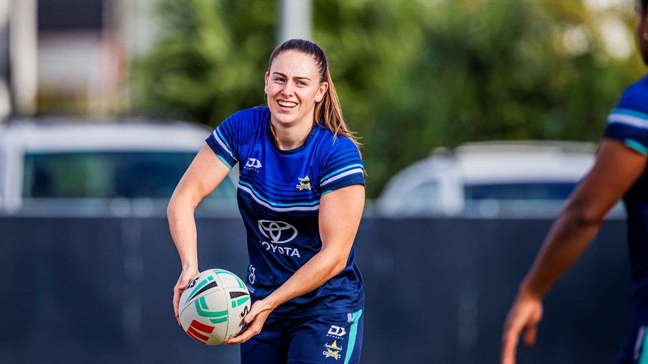 Gallery: Cowboys NRLW players presented with debut jerseys