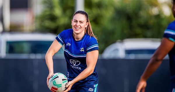 Gallery: Cowboys NRLW players presented with debut jerseys