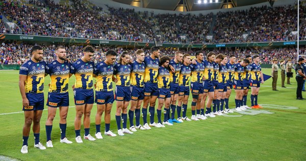 NRL Defence Round jersey unveiled by North Queensland Cowboys