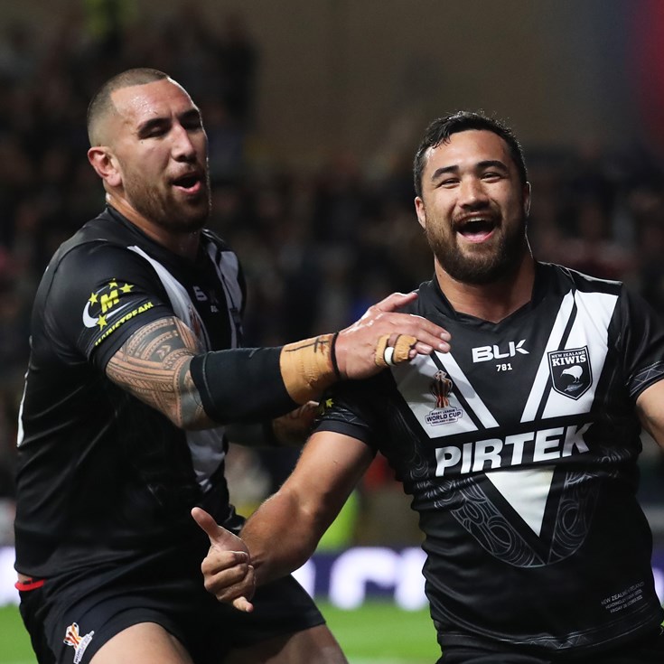 Hiku scores double in Kiwis' big win over Ireland