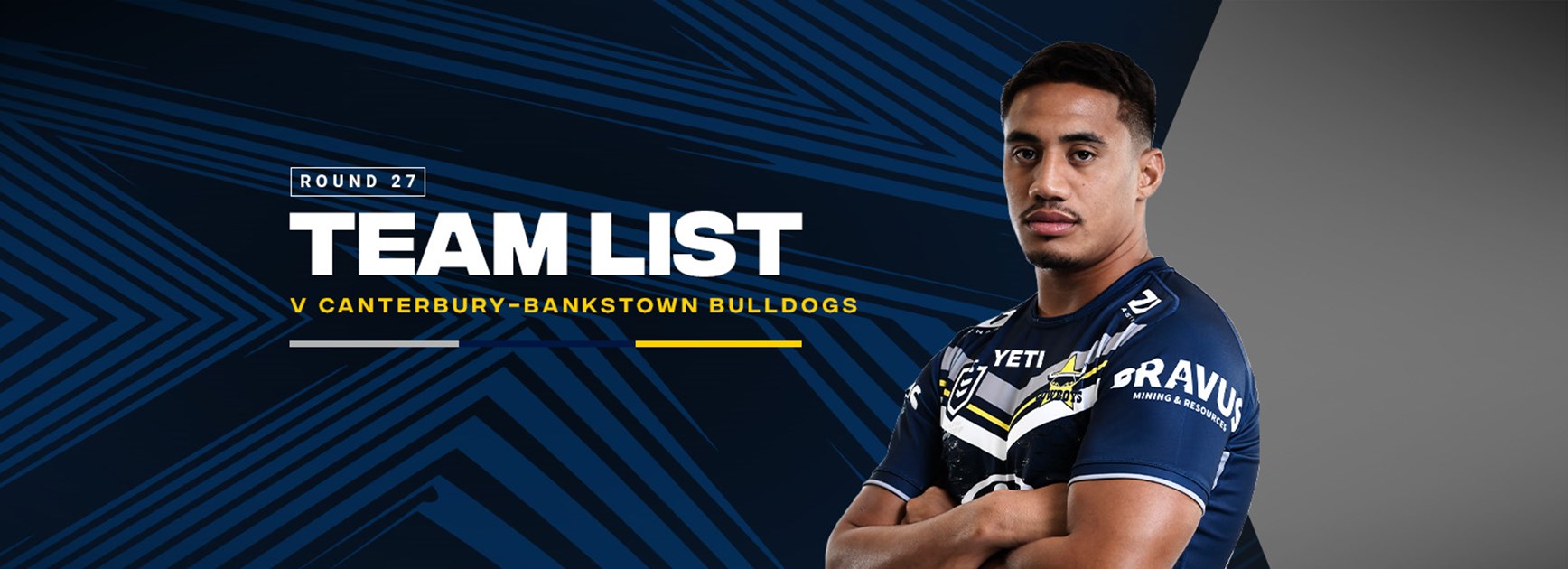 Cowboys NRL team list: Round 27 v Bulldogs