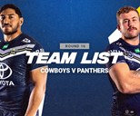 Cowboys team list: Round 16 v Panthers