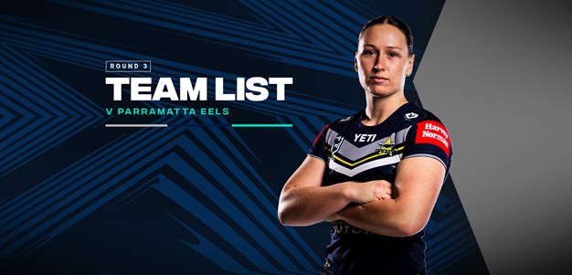 Cowboys NRLW team list: Round 3 v Eels