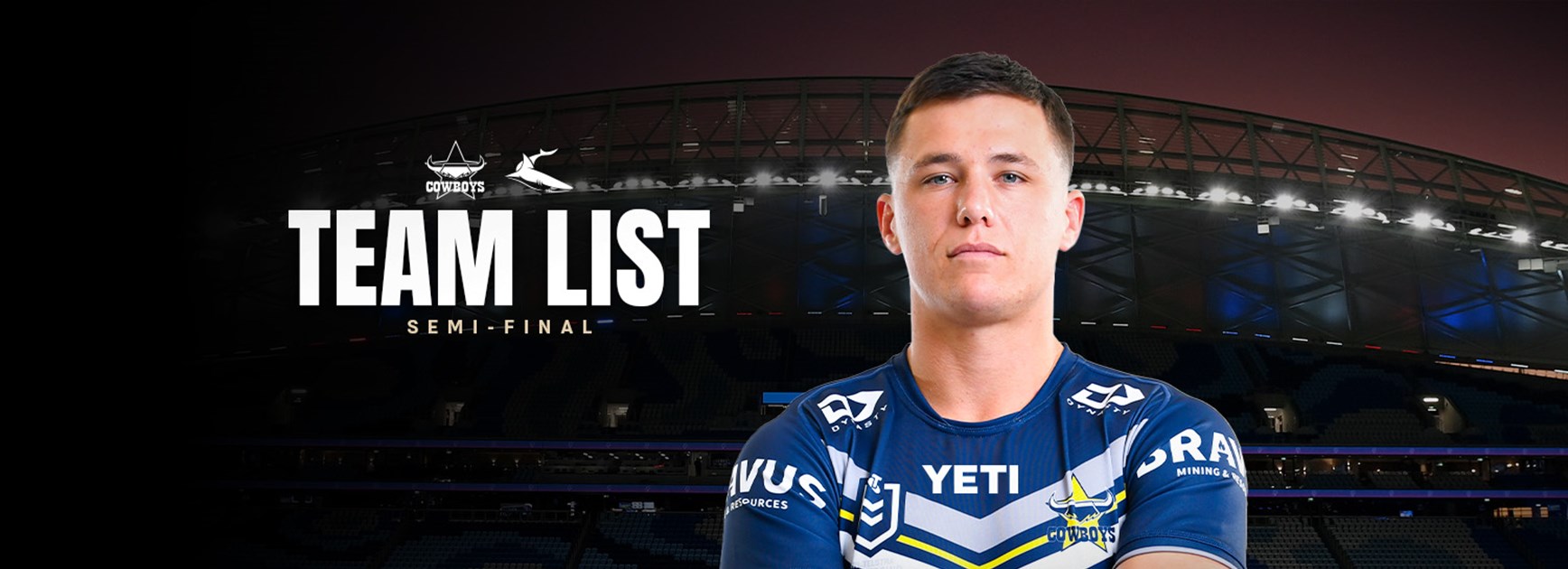 Cowboys NRL team list: Semi-Final v Sharks