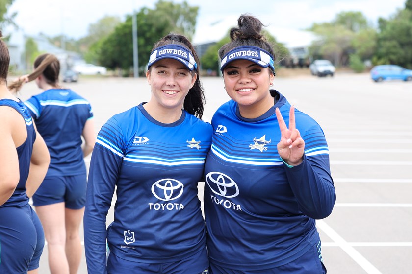 Cowboys NRLW team building activity