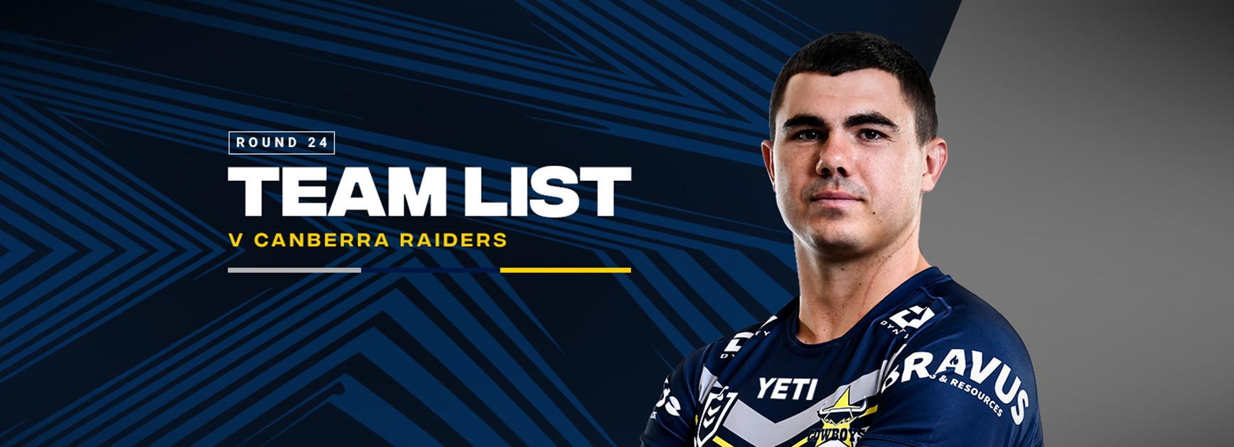 Cowboys NRL team list: Round 24 v Raiders