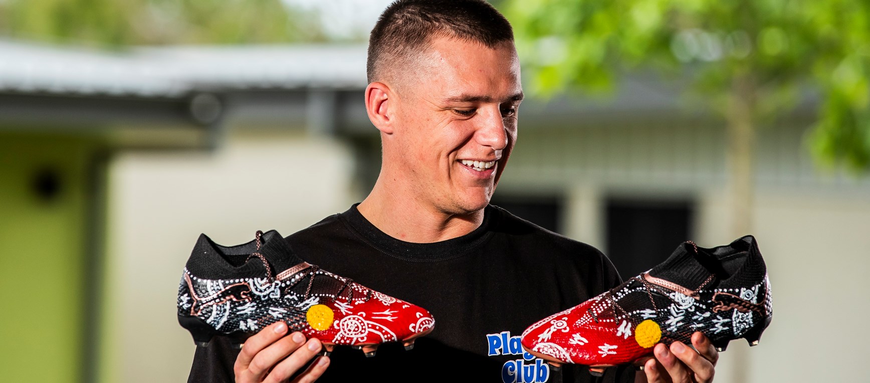 Gallery: Cowboys receive their NRL Indigenous Round boots