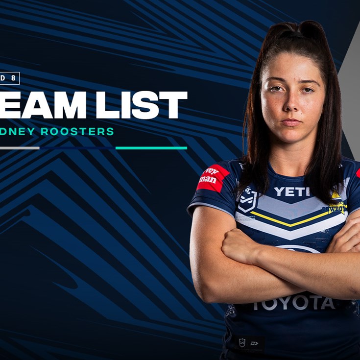 Cowboys NRLW team list: Round 8 v Roosters