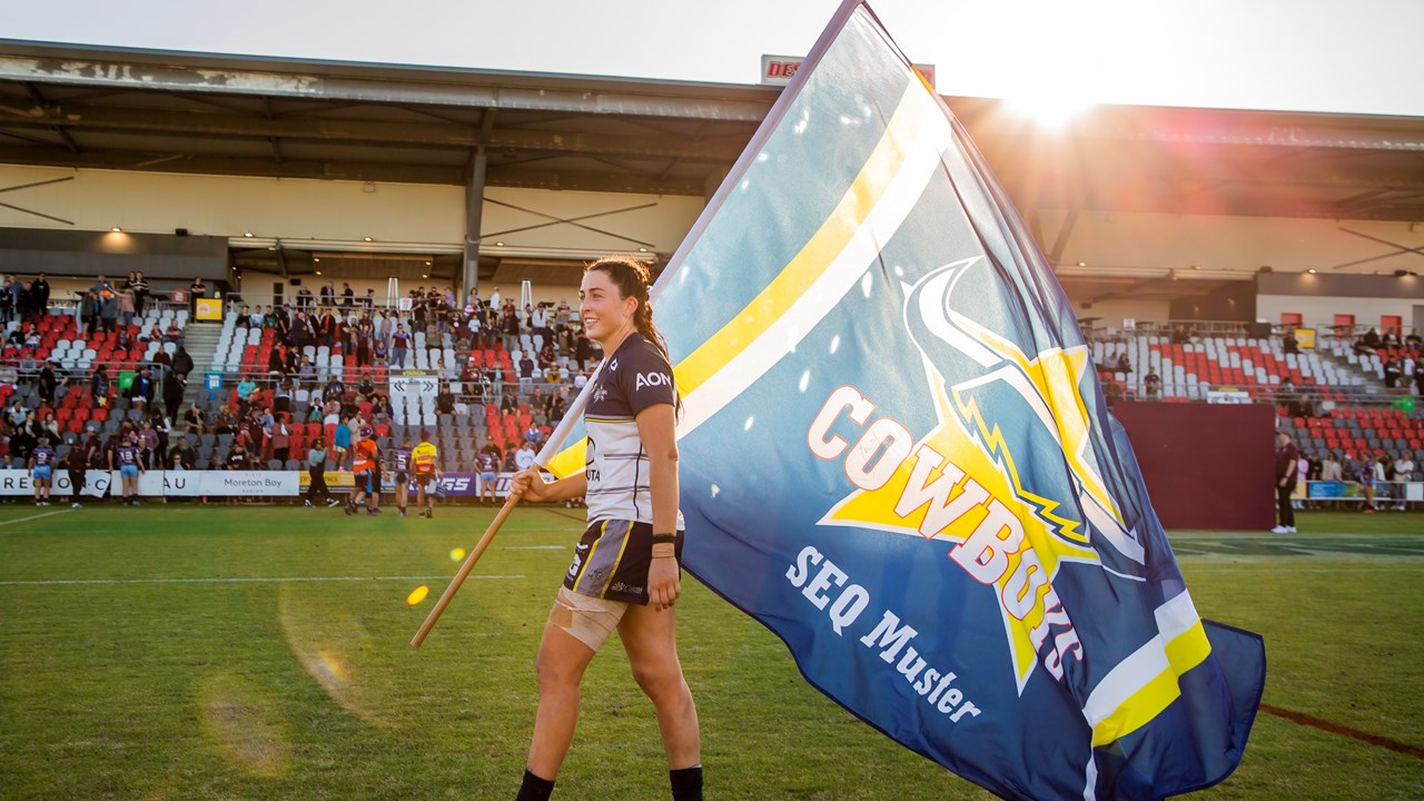 North Queensland Cowboys Game Day Flag - North Queensland Cowboys