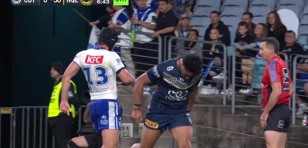 Taulagi goes over for a double