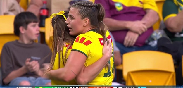 Whitfeld scores first try in Jillaroos jersey