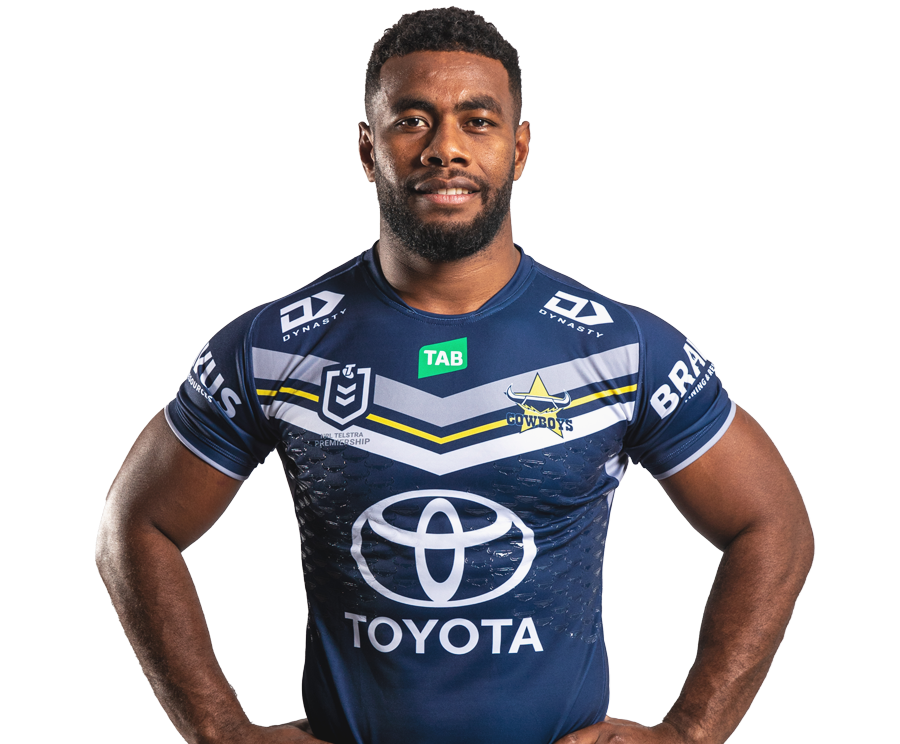 NRL North Queensland Cowboys Blue Yellow White Tsunami Women